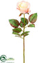 Silk Plants Direct Rose Spray - Peach - Pack of 24