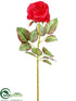 Silk Plants Direct Rose Spray - Red - Pack of 24