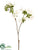Silk Plants Direct Rhododendron Spray - White - Pack of 12