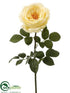 Silk Plants Direct Rose Spray - Yellow - Pack of 12