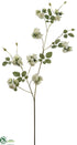 Silk Plants Direct Rose Spray - Cream Green - Pack of 6