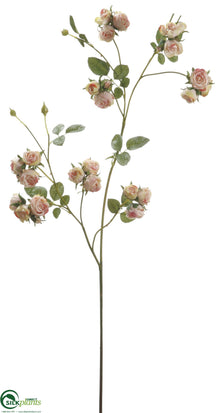 Rose Spray - Pink Green - Pack of 6