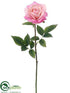 Silk Plants Direct Rose Spray - Pink Two Tone - Pack of 12