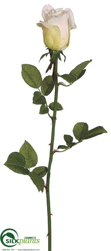 Rose Bud Spray - Cream - Pack of 12