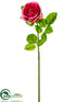 Silk Plants Direct Rose Spray - Tea Berry - Pack of 12
