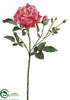 Silk Plants Direct Rose Spray - Coral - Pack of 12