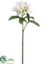 Silk Plants Direct Rhododendron Spray - White Lime - Pack of 12