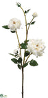 Silk Plants Direct Rose Spray - Cream - Pack of 6