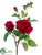 Rose Spray - Red - Pack of 12