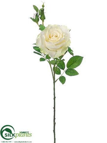 Rose Spray - White - Pack of 12