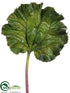 Silk Plants Direct Rhubarb Large Leaf Spray - Green - Pack of 6