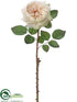 Silk Plants Direct Rose Spray - Vanilla - Pack of 12