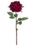 Silk Plants Direct Rose Spray - Wine - Pack of 12
