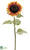 Giant Sunflower Spray - Orange Burgundy - Pack of 12