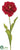 Peony Tulip Spray - Red - Pack of 12