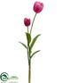 Silk Plants Direct Tulip Spray - Beauty - Pack of 12