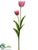 Tulip Spray - Pink - Pack of 12