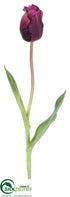 Silk Plants Direct Parrot Tulip Bud Spray - Burgundy - Pack of 12