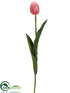 Silk Plants Direct Tulip Spray - Pink - Pack of 12