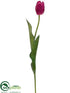 Silk Plants Direct Tulip Spray - Rubrum - Pack of 12