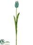 Silk Plants Direct Tulip Spray - Seafoam - Pack of 12