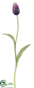 Silk Plants Direct Tulip Bud Spray - Purple - Pack of 12