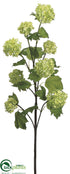 Silk Plants Direct Viburnum Spray - Green - Pack of 12