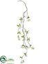 Silk Plants Direct Jasmine Hanging Vine - White - Pack of 12