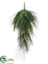 Silk Plants Direct Beach Grass Teardrop - Green - Pack of 4