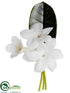 Silk Plants Direct Stephanotis Boutonniere - White - Pack of 12