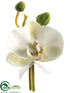 Silk Plants Direct Phalaenopsis Orchid Corsage - White - Pack of 24