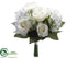 Silk Plants Direct Rose Bride Bouquet - Cream Green - Pack of 2
