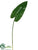 Calla Lily Leaf Spray - Green - Pack of 12