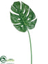 Silk Plants Direct Large Split Philodendron Leaf Spray - Green - Pack of 24