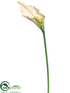 Silk Plants Direct Jumbo Calla Lily Spray - White - Pack of 12