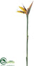 Silk Plants Direct Bird of Paradise Spray - Orange - Pack of 12
