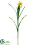 Silk Plants Direct Dutch Iris Spray - Yellow - Pack of 12