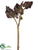 Rhubarb Leaf Spray - Burgundy - Pack of 4