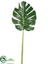 Silk Plants Direct Monstera Leaf Spray - Green - Pack of 6