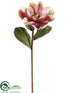 Silk Plants Direct Magnolia Spray - Green Fuchsia - Pack of 6