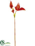 Silk Plants Direct Disa Orchid Spray - Orange - Pack of 12