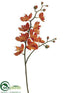 Silk Plants Direct Phalaenopsis Orchid Spray - Orange - Pack of 6