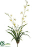 Silk Plants Direct Dendrobium Orchid Plant - Cream - Pack of 4