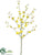 Dancing Orchid Spray - Yellow - Pack of 12