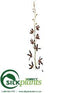 Silk Plants Direct Vanda Orchid Spray - Wine - Pack of 12