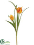 Silk Plants Direct Mini Imperial Crown Tulip Spray - Talisman - Pack of 12