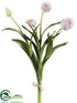 Silk Plants Direct Tulip Bundle - Pink Soft - Pack of 6