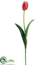 Silk Plants Direct Tulip Spray - Watermelon - Pack of 12