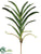 Vanda Orchid Leaf Spray - Green - Pack of 12