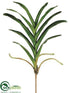 Silk Plants Direct Vanda Orchid Leaf Spray - Green - Pack of 12